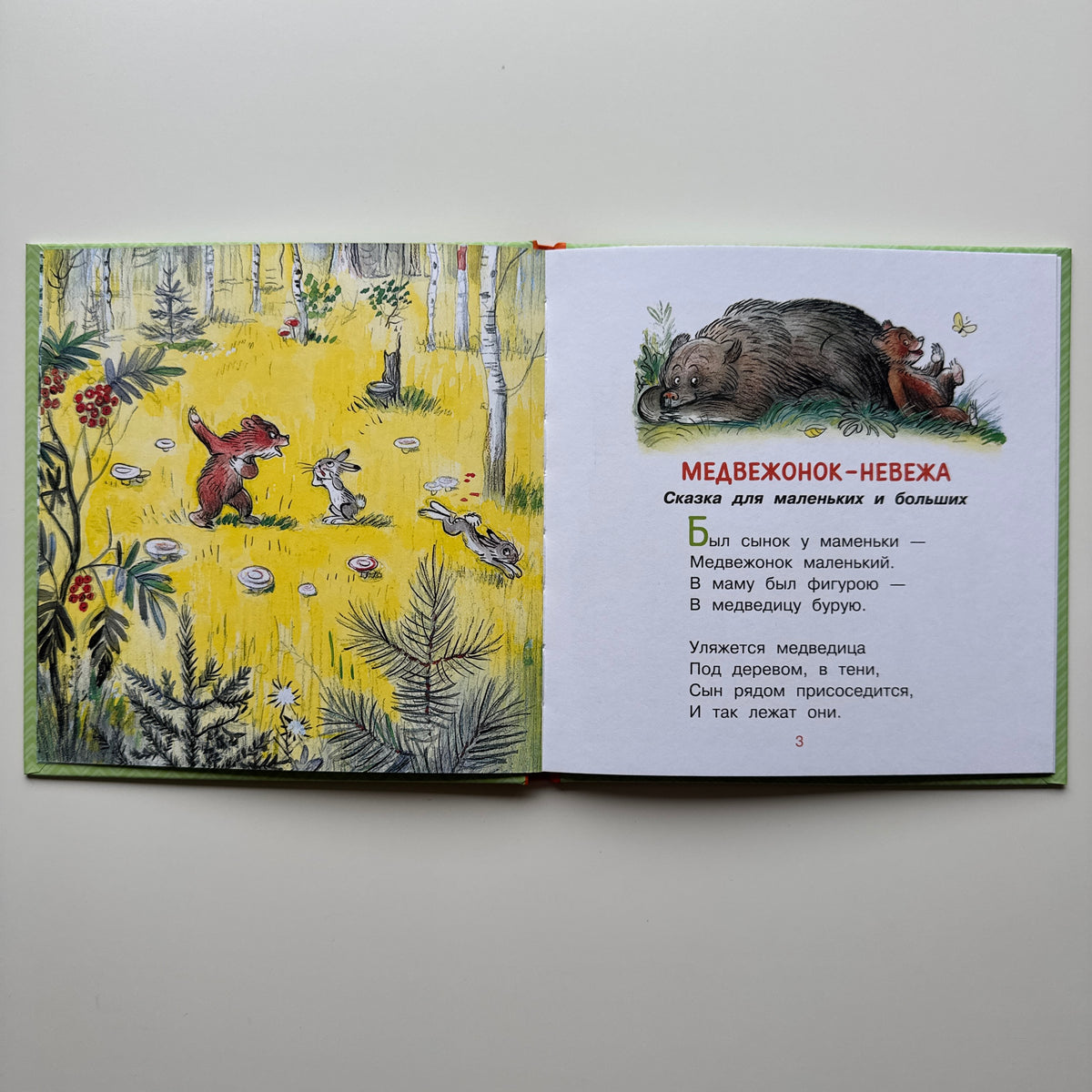Медвежонок-невежа (илл. Сутеева)