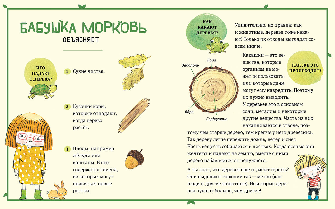 В саду Базилика. Как какают деревья?
